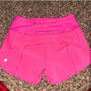 Women's Pink Athletic Lululemon Shorts